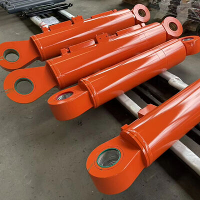 Custom Dual Action Hydraulic Cylinder With Hard Chrome Plated Steel Rod